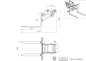 Preview: Paletten Gabel für den Lesu Ketten Bagger C374F