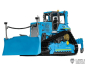 Preview: Lesu Ketten Planierraupe, Bulldozer, DT60, 1:14, ARTR, blau