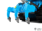 Preview: Lesu Ketten Planierraupe, Bulldozer, DT60, 1:14, ARTR, blau