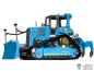 Preview: Lesu Ketten Planierraupe, Bulldozer, DT60, 1:14, ARTR, blau