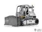 Preview: Lesu Ketten Planierraupe, Bulldozer, 850, 1:14, Baukasten