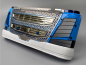 Preview: Frontscheinwerfergitter für den Tamiya Volvo FH16, silber
