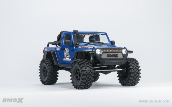 Preview: CROSS-RC Crawler EMO X1 2025, 4x4, 1:8, RTR, Brushless, blau