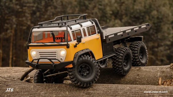 CROSS-RC Crawler EMO JT6 6x6  RTR gelb/weiß