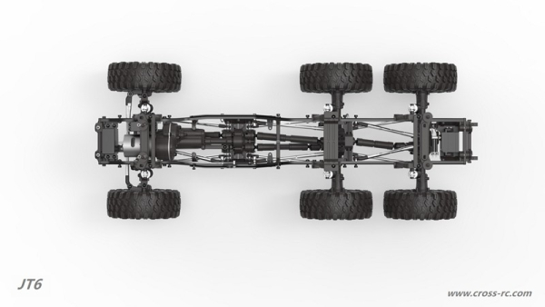 CROSS-RC Crawler EMO JT6 6x6  RTR gelb/weiß