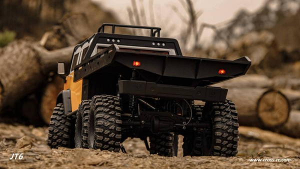 Preview: CROSS-RC Crawler EMO JT6 6x6  RTR gelb/weiß