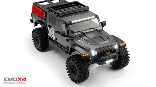 Preview: CROSS-RC Crawler EMO X4, 4x4, 1:8, RTR, silber Preview: CROSS-RC Crawler EMO X4, 4x4, 1:8, RTR, silber