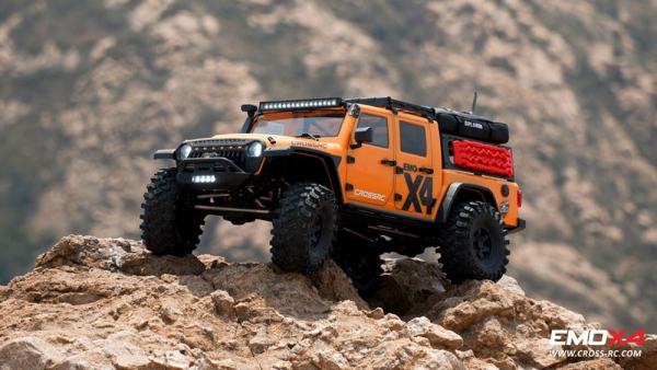 Preview: CROSS-RC Crawler EMO X4 2025, 4x4, 1:8, RTR, Brushless, orange, B-Ware Preview: CROSS-RC Crawler EMO X4 2025, 4x4, 1:8, RTR, Brushless, orange, B-Ware