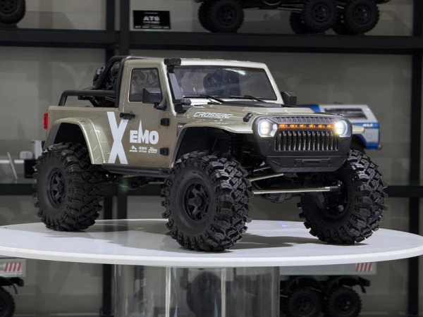Preview: CROSS-RC Crawler EMO X1 2025, 4x4, 1:8, RTR, Brushless, silbergrau
