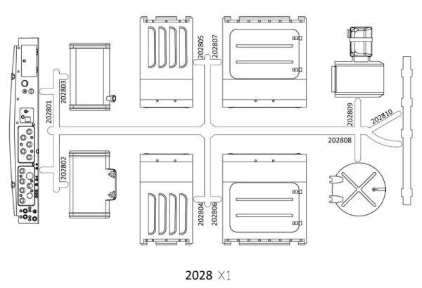 BC8 Anbauteile Kabine 2028