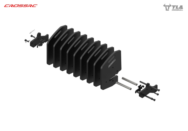 Preview: CROSS-RC TL4 Frontgewicht Kit