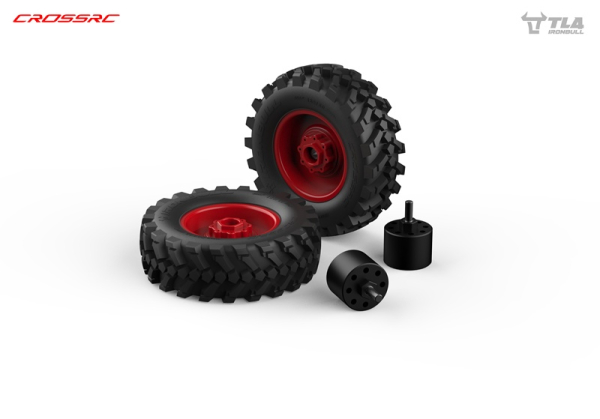 CROSS-RC TL4 Kit zur Umrüstung auf Zwillingsräder Frontachse