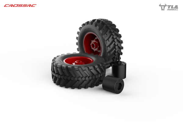 Preview: CROSS-RC TL4 Kit zur Umrüstung auf Zwillingsräder Heckachse