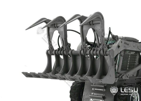 Schaufel mit hydraulischem Greifer für Lesu Kompaktlader