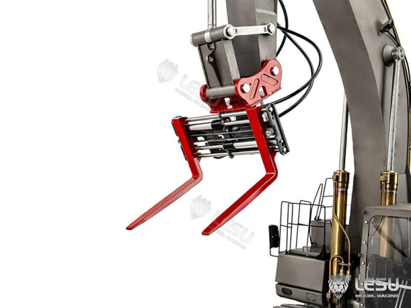 Hydraulisch verstellbare Palettengabel für Lesu Bagger, Variante A