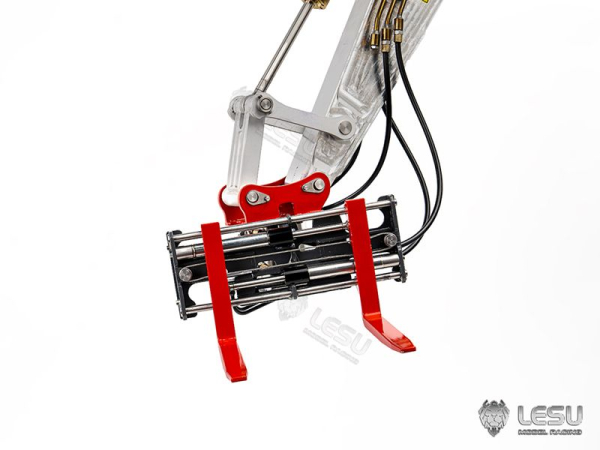 Preview: Hydraulisch verstellbare Palettengabel für Lesu Bagger, Variante B Preview: Hydraulisch verstellbare Palettengabel für Lesu Bagger, Variante B