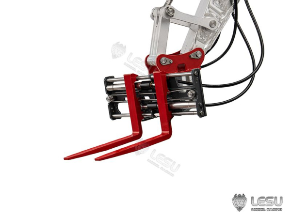 Preview: Hydraulisch verstellbare Palettengabel für Lesu Bagger, Variante B Preview: Hydraulisch verstellbare Palettengabel für Lesu Bagger, Variante B