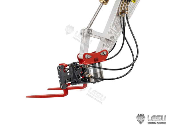 Preview: Hydraulisch verstellbare Palettengabel für Lesu Bagger, Variante B Preview: Hydraulisch verstellbare Palettengabel für Lesu Bagger, Variante B