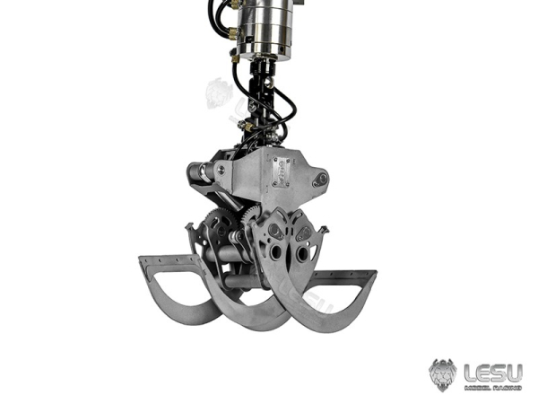 Hydraulischer Holzgreifer für Lesu Bagger AC360 und Weitere