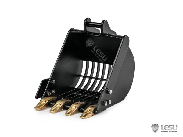 Siebschaufel für Lesu Mini Bagger PC30