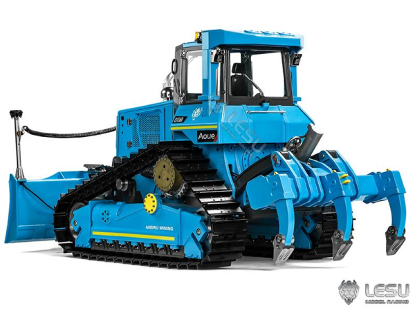 Preview: Lesu Ketten Planierraupe, Bulldozer, DT60, 1:14, ARTR, blau