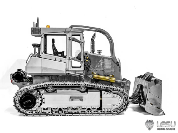Preview: Lesu Ketten Planierraupe, Bulldozer, 850, 1:14, Baukasten