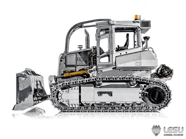 Preview: Lesu Ketten Planierraupe, Bulldozer, 850, 1:14, Baukasten