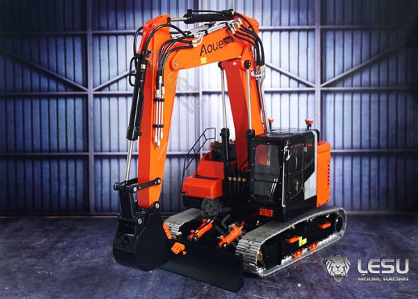 Lesu Kurzheck Ketten Bagger Aoue ET26L, Baukasten