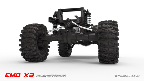 CROSS-RC Crawler EMO X3 2025, 4x4, 1:8, ARTR, grau