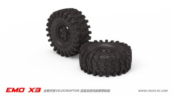 CROSS-RC Crawler EMO X3 2025, 4x4, 1:8, ARTR, grau