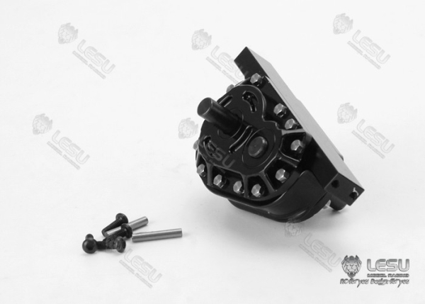 Verteilergetriebe 2:1 für Tamiya Trucks oder Andere