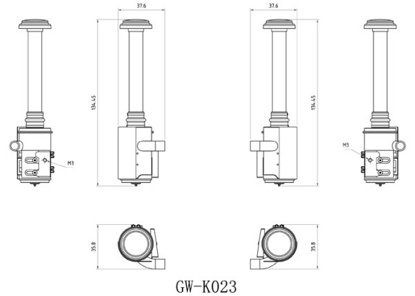 Luftfilter Attrappen für Tamiya King Hauler