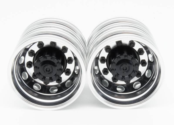 JX-Model Aluminium Zwillingsfelgen Heck, Sechskant,  MAN F-2000