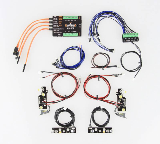 Preview: Kraftwerk EasyBus Lichtanlage Tamiya MB Actros 3363