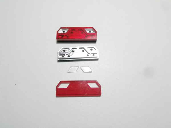 Preview: Rückleuchten mit Platinen für LKW oder Anhänger, 068-3bzm