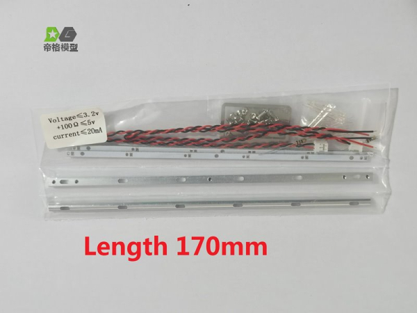 Preview: Lange beleuchtete Sidebar für Tamiya 2-Achser LKW, Degree