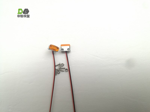 Seitenmarkierungsleuchten gelb für Tamiya LKW, Degree 3