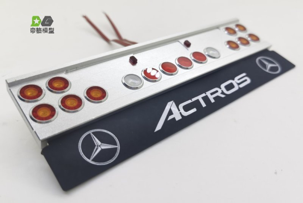 Heck mit Beleuchtung für Tamiya LKW und Trailer, Degree 1