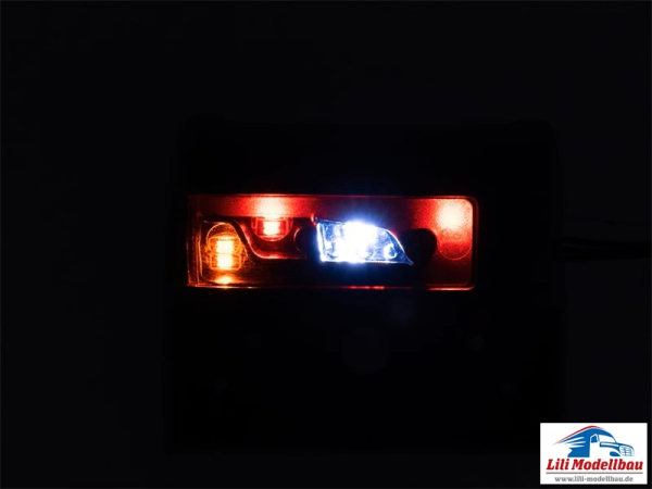 Preview: Rückleuchten mit Platinen für Tamiya Scania 770S