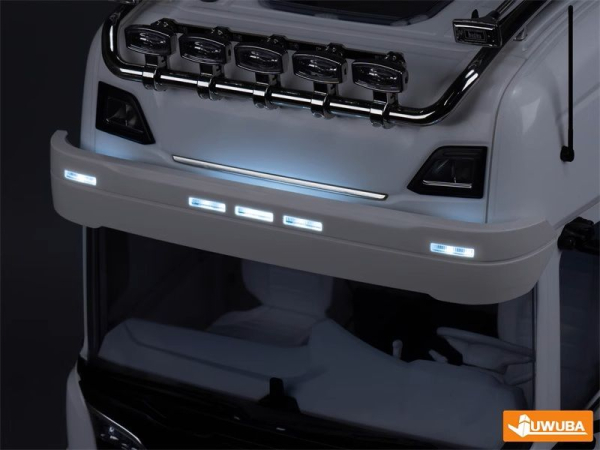 Sonnenblende mit Licht für Tamiya Scania 770S, W18A