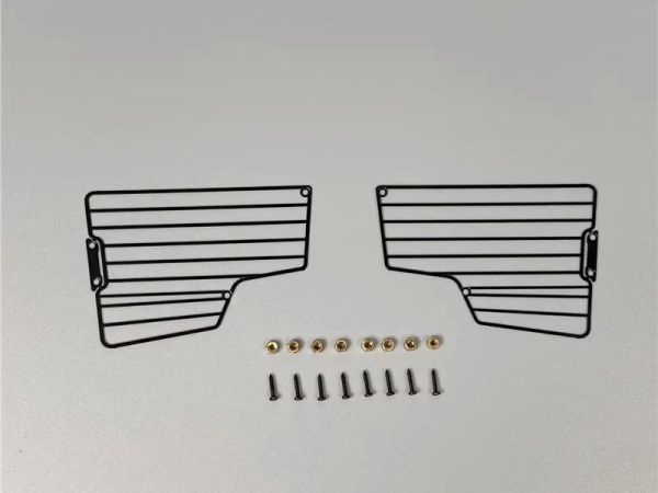 Preview: Frontscheinwerfergitter für den Tamiya MB Arocs, silber Preview: Frontscheinwerfergitter für den Tamiya MB Arocs, silber