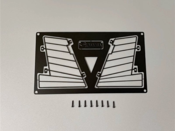 Preview: Frontscheinwerfergitter für den Tamiya Volvo FH16, schwarz Preview: Frontscheinwerfergitter für den Tamiya Volvo FH16, schwarz