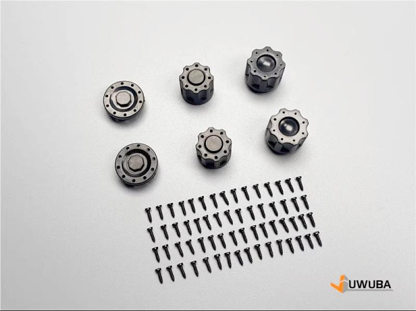 Preview: Radnabenabdeckungen für Tamiya LKW 6x4