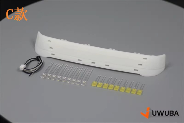 Preview: Sonnenblende mit Licht für Tamiya Volvo FH16