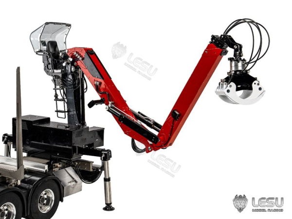 Lesu Holzladekran als RTR in 1:14