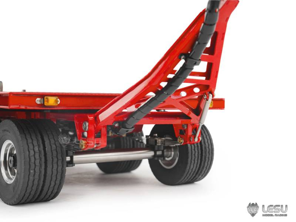 Lesu Tieflader, Schwerlast Anhänger mit Hydraulik, KIT