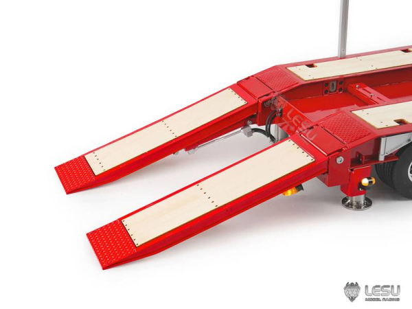 Lesu Tieflader, Schwerlast Anhänger mit Hydraulik, KIT