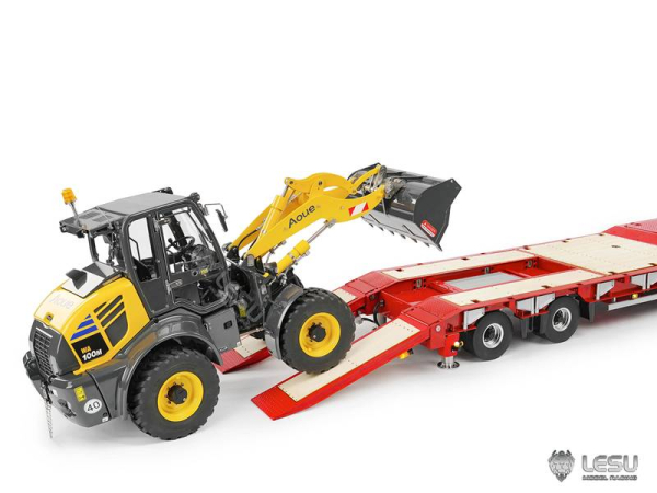 Lesu Tieflader, Schwerlast Anhänger mit Hydraulik, KIT