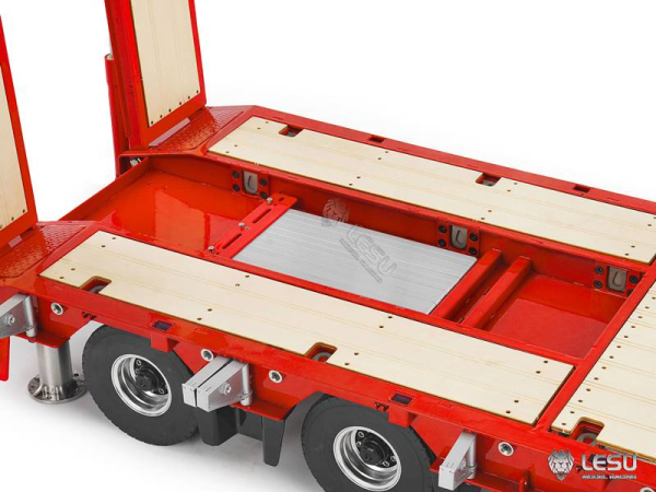Lesu Tieflader, Schwerlast Anhänger mit Hydraulik, KIT
