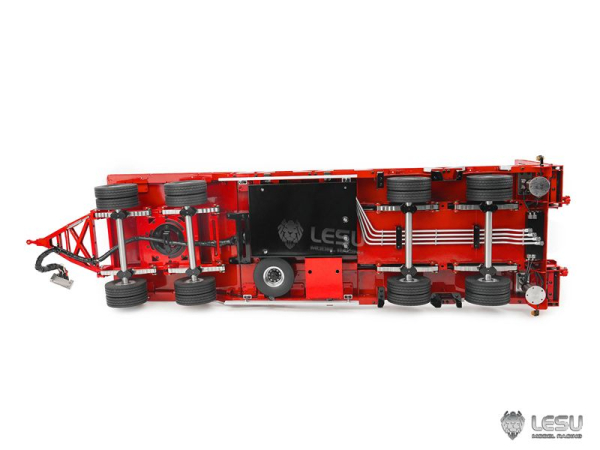 Lesu Tieflader, Schwerlast Anhänger mit Hydraulik, KIT